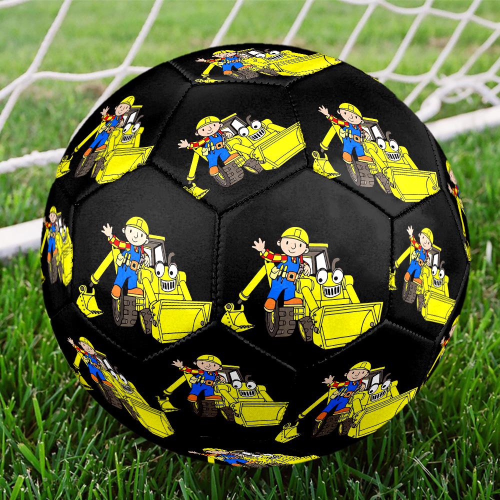 Bob der Baumeister Thema Größe 5 Fußball, Geeignet für Spiele drinnen und draußen, ein Geschenk für jeden geeignet.