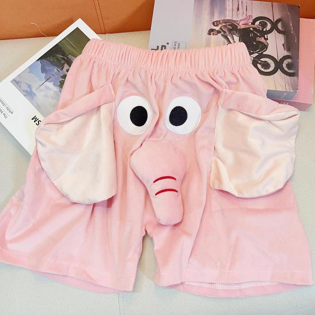 Elephant Nose Squeaky Couples Pajama Set - Spring/Autumn Homewear
