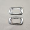 2pc New Car ABS Chrome Accessories Plated Door Side Lamp Cover Trim Paste Style For Honda CRV CR-V 2001 2002 2003 2004 2005 2006