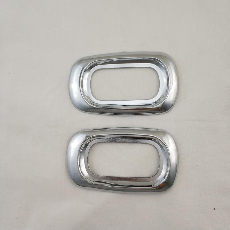 2pc New Car ABS Chrome Accessories Plated Door Side Lamp Cover Trim Paste Style For Honda CRV CR-V 2001 2002 2003 2004 2005 2006