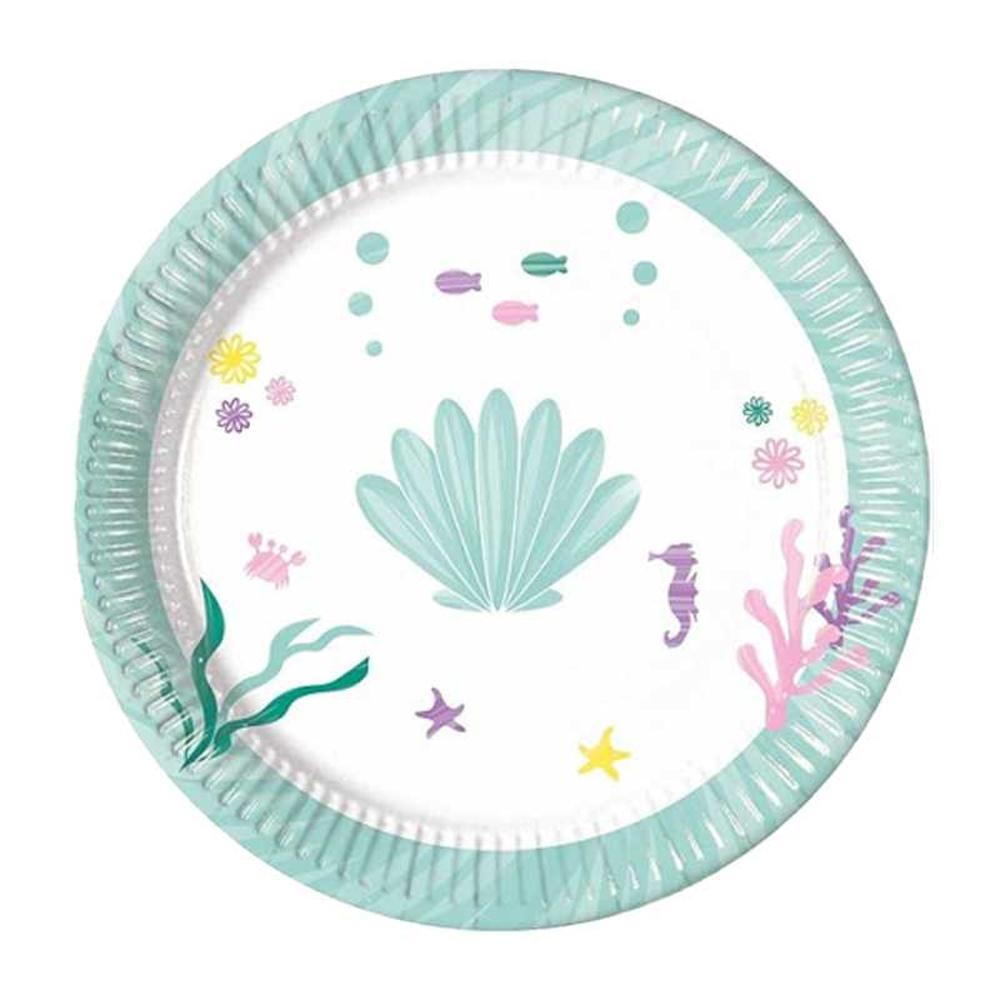 Pioneer Europe Under The Sea Mermaid Lunch Party Plates (Pack of 8)