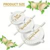 3pcs Ravioli Dumpling Maker Manual Chinese Dumpling Pie Ravioli Maker Mold Cutter Gyoza Empanada Mould Pastry Dough Press JXB