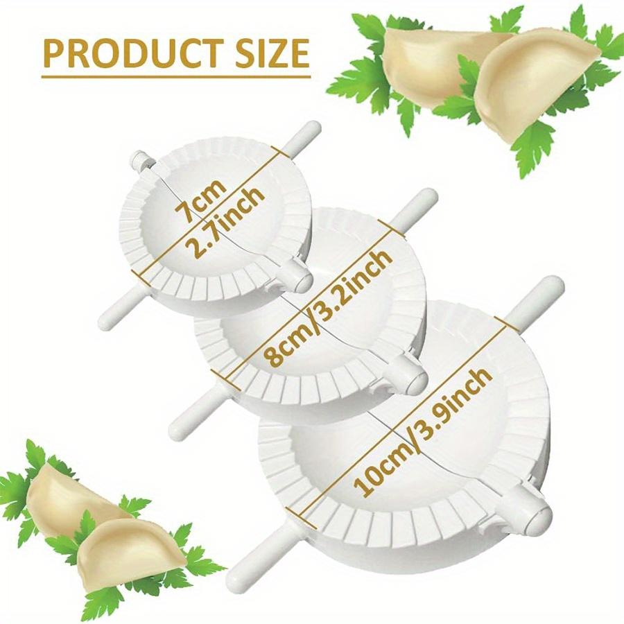 3pcs Ravioli Dumpling Maker Manual Chinese Dumpling Pie Ravioli Maker Mold Cutter Gyoza Empanada Mould Pastry Dough Press JXB