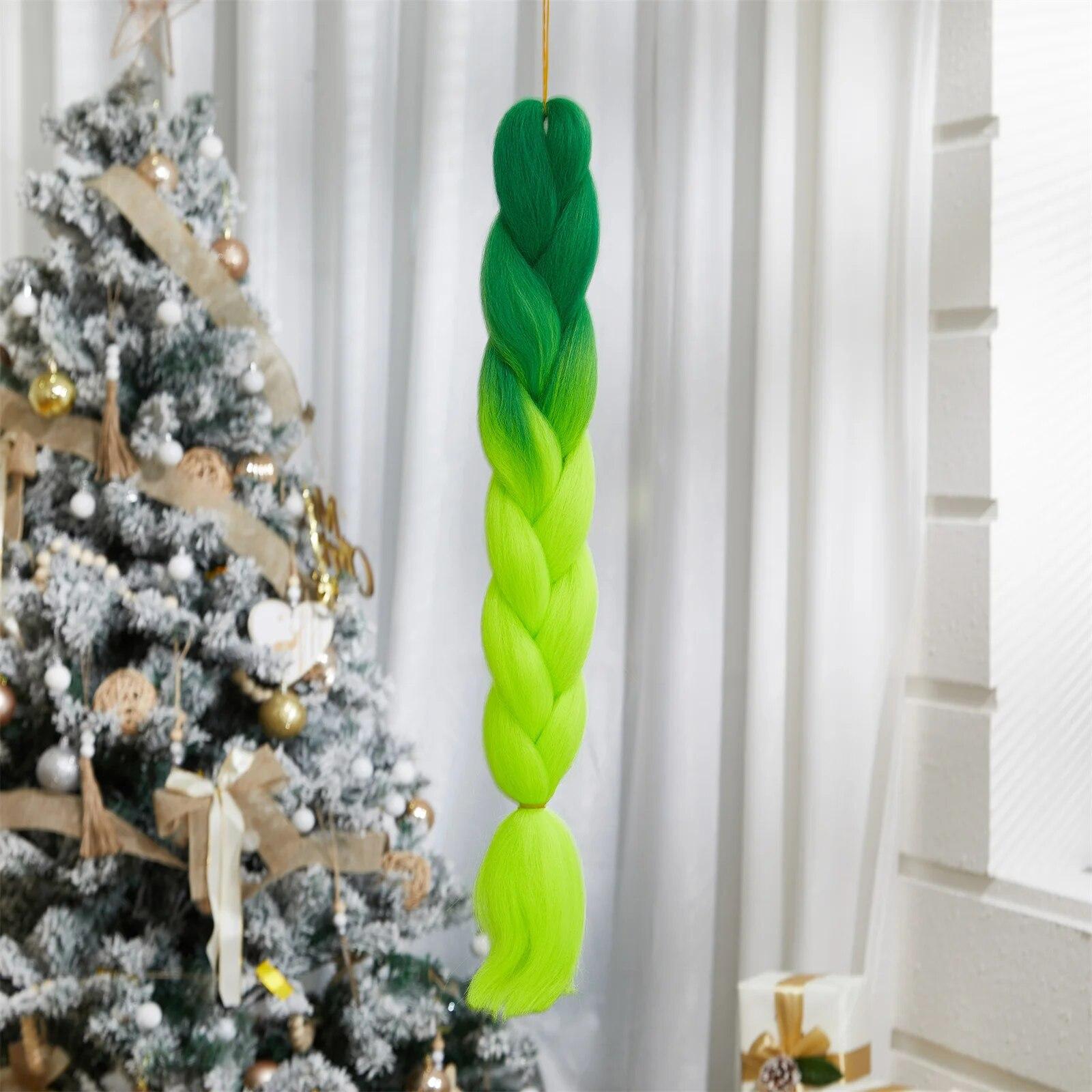 

ALAN EATON Синтетические радужные цвета Jumbo Braid Наращивание волос 24 дюйма Высокотемпературные волокна для наращивания волос DIY Вязание крючком Косички для волос