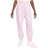 Nike Sportswear Phoenix Fleece Logo Embroidered High-Waisted Oversized Fleece Sports Pants Women Pants Light-Purple DQ5888-530