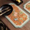 Heat Resistant Diatom Mud Mat Absorbent Table Mat New Placemat  Kitchen Dining