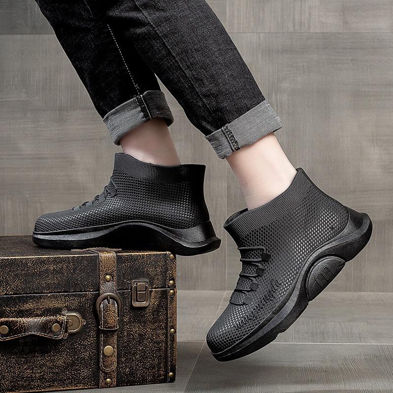 Foam Rain Shoes Men's Adult Fashion Short Rain Boots Non-slip Water Shoes Velvet Cotton Kitchen Short Rubber Shoes Fashion Women