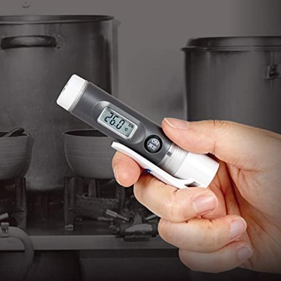Shinwa Sokutei Radiation Thermometer Dustproof and Waterproof Slim Clip 73039 Be Used As a F-2 (Cannot Thermometer)