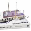 Transparent Acrylic Compass Mineral Specimen Holder & Display Stand