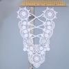 Milk Silk Collar Water-Soluble Back, Hollow Beautiful Back Embroidery Retro Water-Soluble Embroidery Lace Clothing Accessories