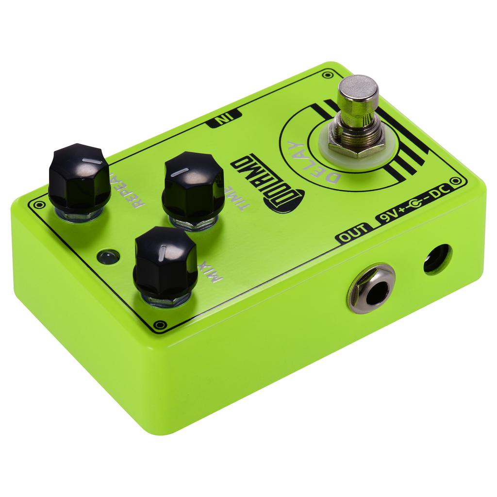 Dolamo D-14 Delay Gitarreneffektpedal Verzögerungspedal mit Mix Repeat und Zeitsteuerung True Bypass