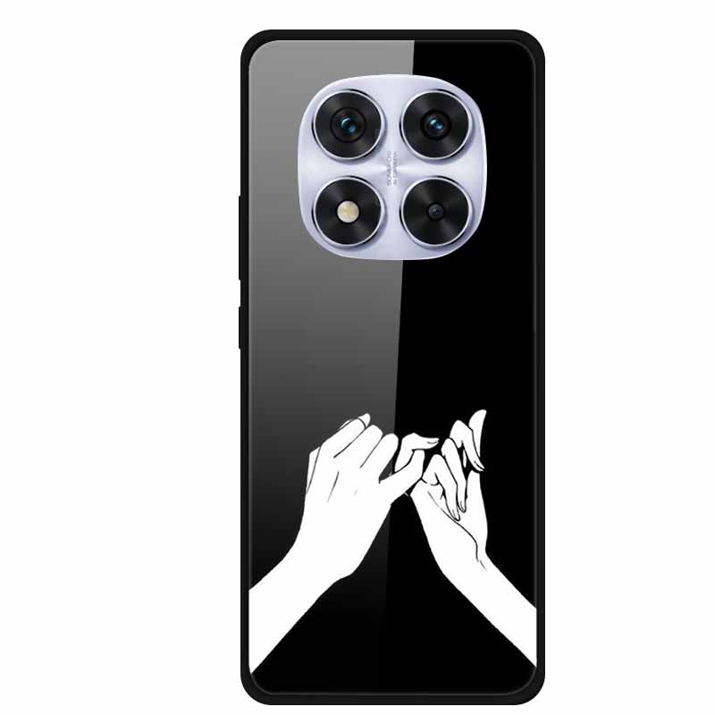 Hard Back Cover For Xiaomi Redmi Note 14 Pro 5G Case Soft Bumper Tempered Glass Case For Redmi Note 14 Pro 4G Case Note14 Pro