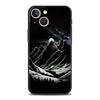 Black Mountain Peak Phone Case Cover for iPhone 17 16 15 14 13 12 11 Pro Max 17 Air Plus Shockproof Soft TPU Shell Fundas Capas