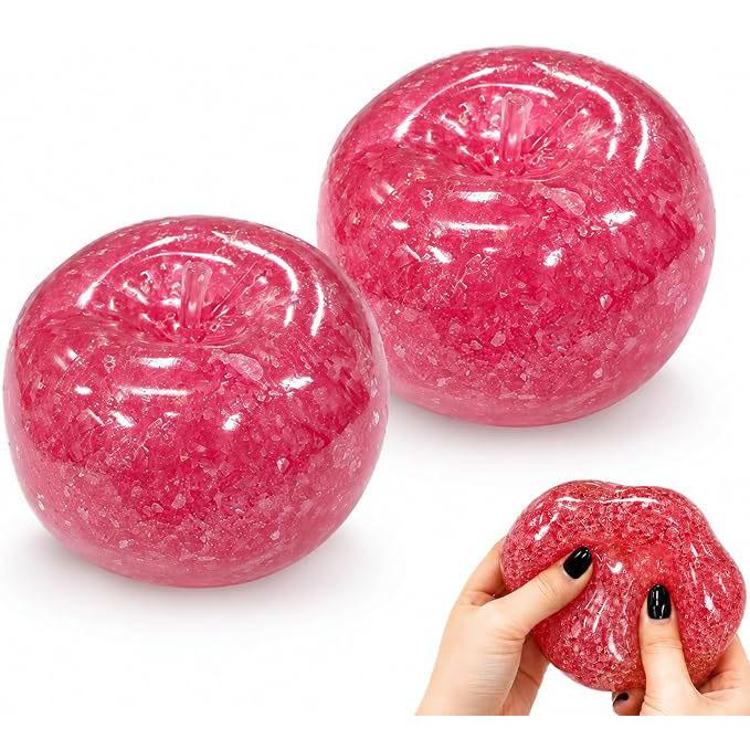 Apple Ice Sand Stress Relief Toy With Slow Squeeze For Sensory And Emotional Development