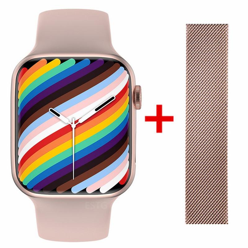 S7 Pro Original S7 Max Smartwatch Bt Anruf Kabelloses Laden Nfc Armbanduhr Damen Herren Smartwatch Pk Iwo 14 W27 Dt7 Iwo8 Serie 7