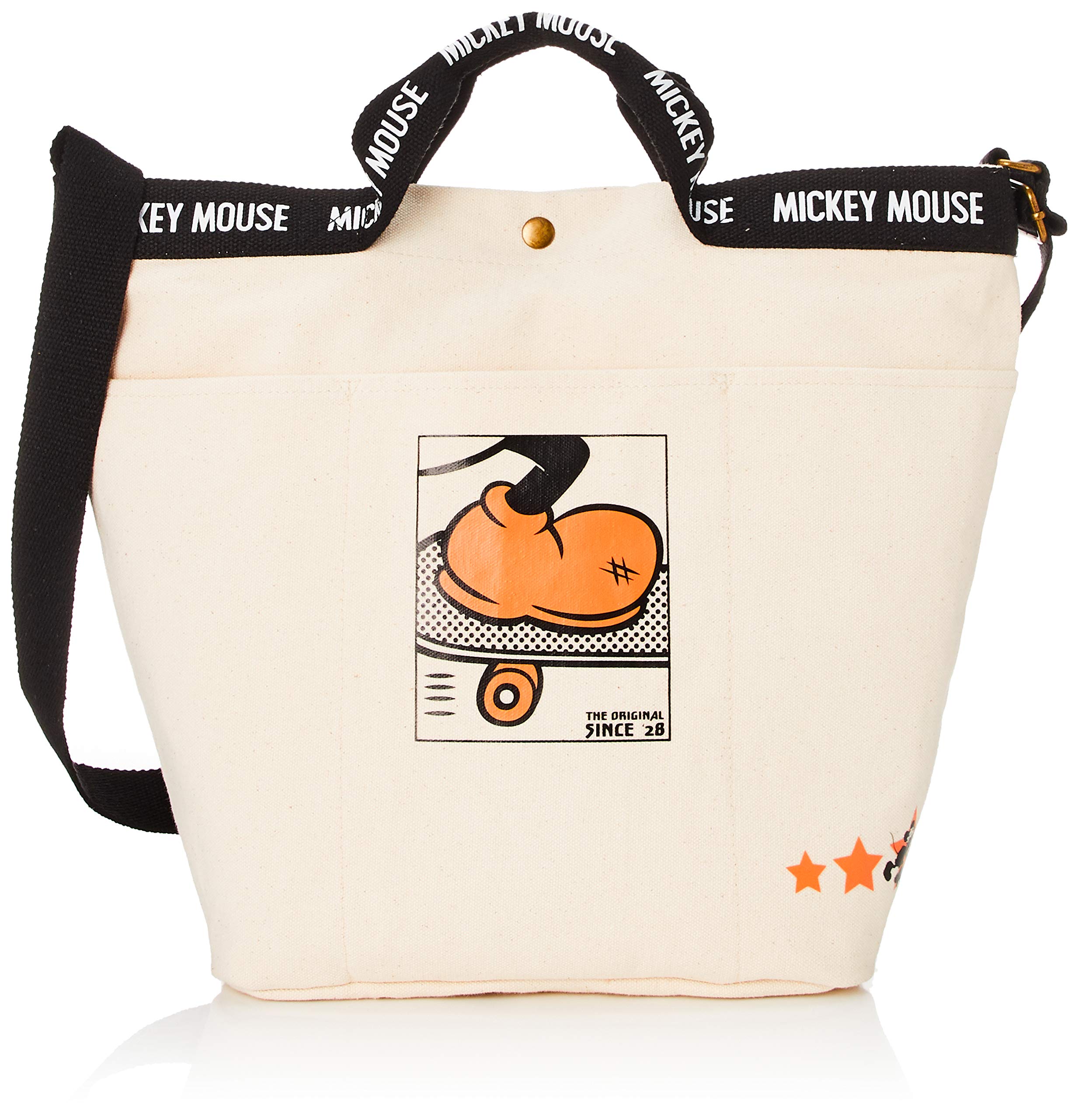 

Mickey Canvas Shoulder Bag D5041NT Beige [Disney]