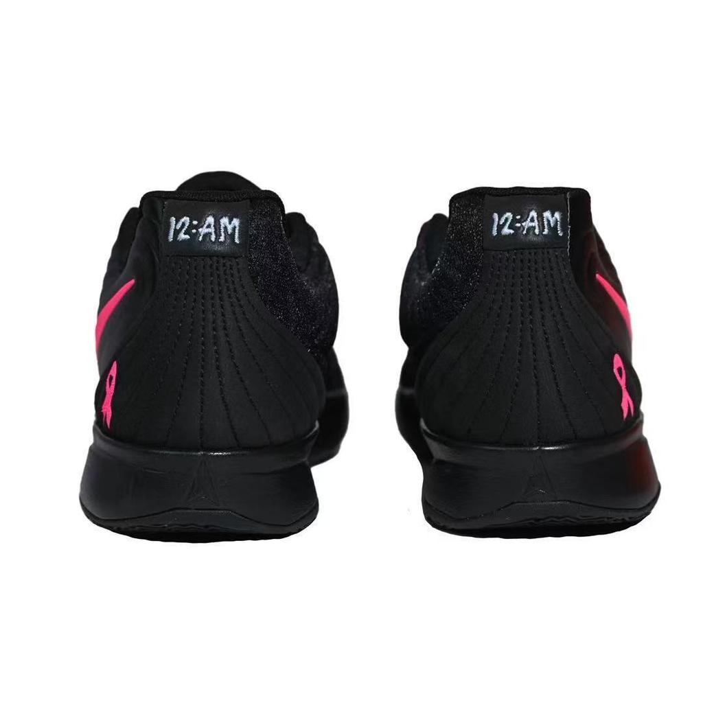 Nike Ja Morant 2 Antypoślizgowe Odporne na Ścieranie Niskie Buty do Koszykówki Męskie Czarne Różowe FD7327-003(team741-)
