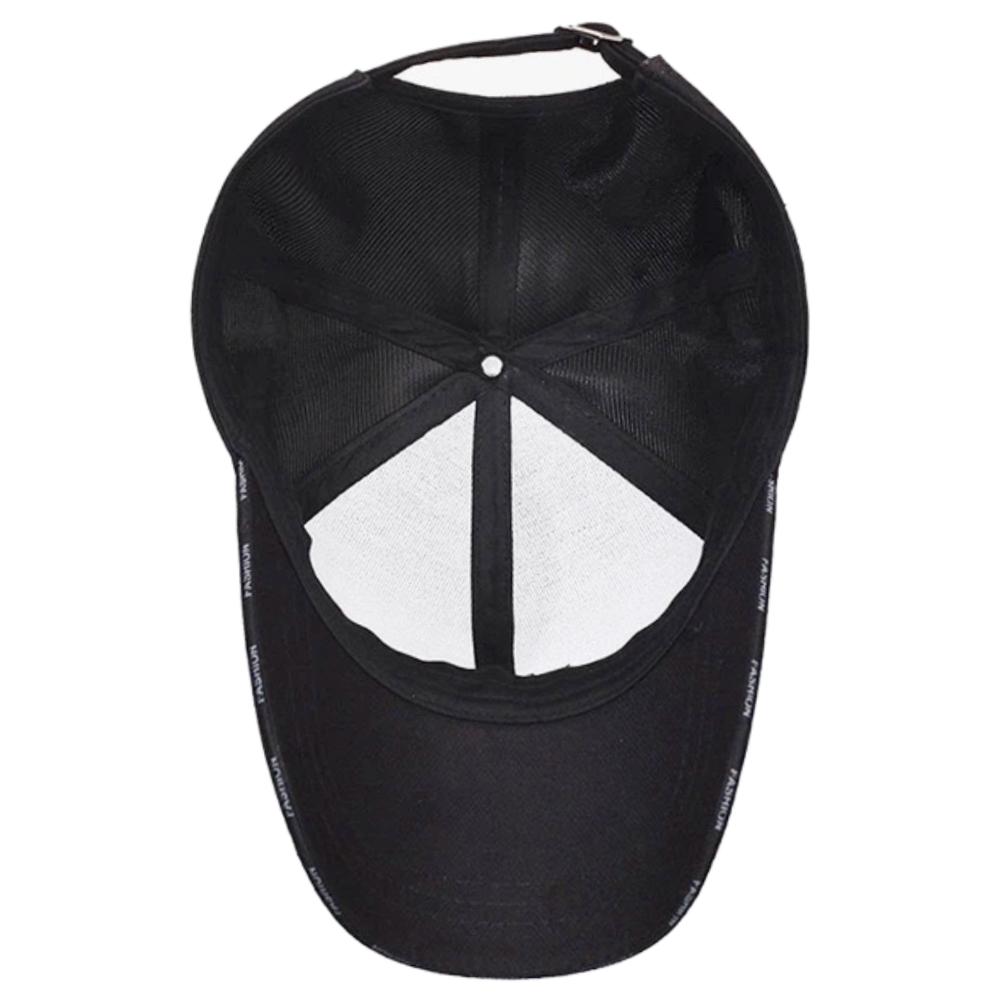 Unisex Summer Cap Classic BLACK Embroidered Baseball Cap For Men & Women Outdoor Sports Cap Daily Wear Hats