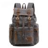 Canvas Bag Retro Men's Bag Durable Backpack Computer Bag Student Schoolbag Outdoor Travel Bag