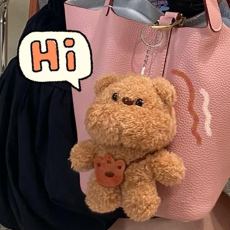 12Cm Little Bear Pendant Cute Backpack Pendant Keychains Pendant