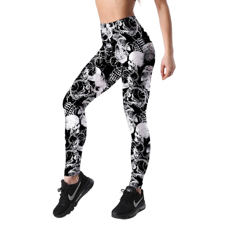 Estampado Oscuro Cool para Mujer Plus Casual Pantalones de Chándal de  Cintura Alta Leggings Plus Xs-8xl comprar a buen precio — entrega gratuita,  reseñas reales con fotos — Joom