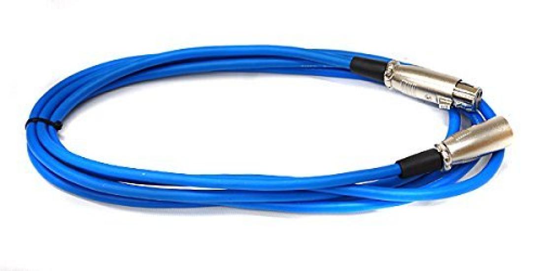 

ClassicPro Microphone Cable 3m Blue Inspected and Specially Packaged (XLR Male/Female) [PAPILIO Product] синій