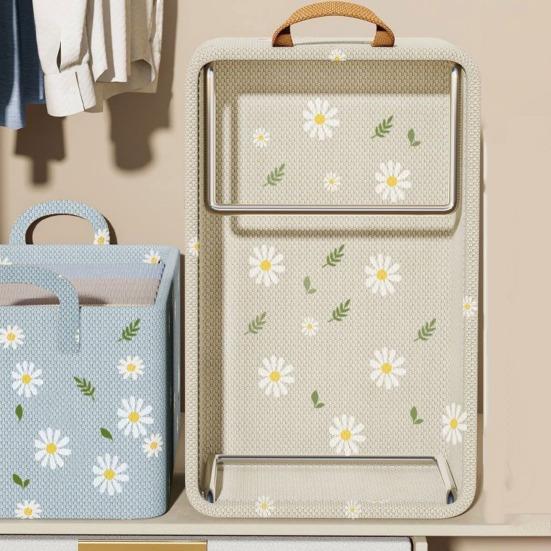 

Ящик для хранения одежды Классификация с ручкой Складной шкаф для хранения большой емкости Органайзер для брюк Брюки Футболки Носки Чехол для хранения