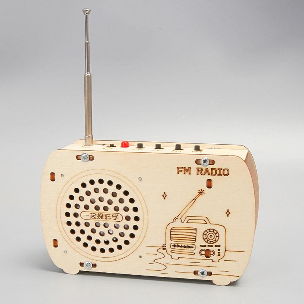 DIY Radio Model Science Set Teaching Materials Unique Experiment Kits 3D Puzzle Toy Ages 6+