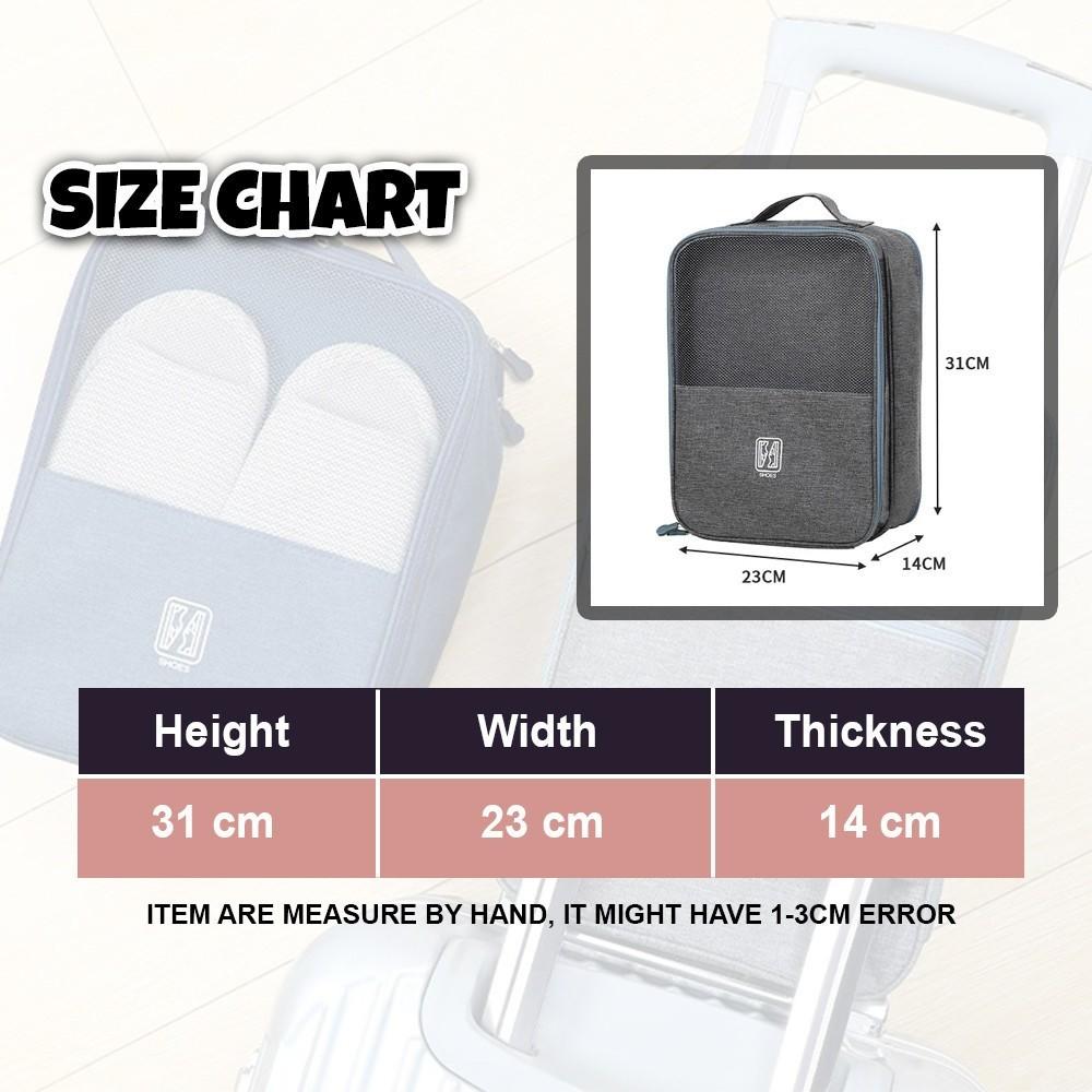 Fashion Oxford Cloth Shoe Storage Bags Waterproof Hanging Travel Shoe Bag Large Capacity Multi-function Shoe Organizer
