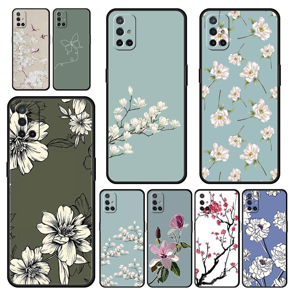 Phone Case For OnePlus 11 10 9 Pro 9T 12R 10R 9R 9RT 10T 8T 8 7 6T 7T Nord 2T CE 2 5G N200 N10 N100 Soft Silicone Cover Flower