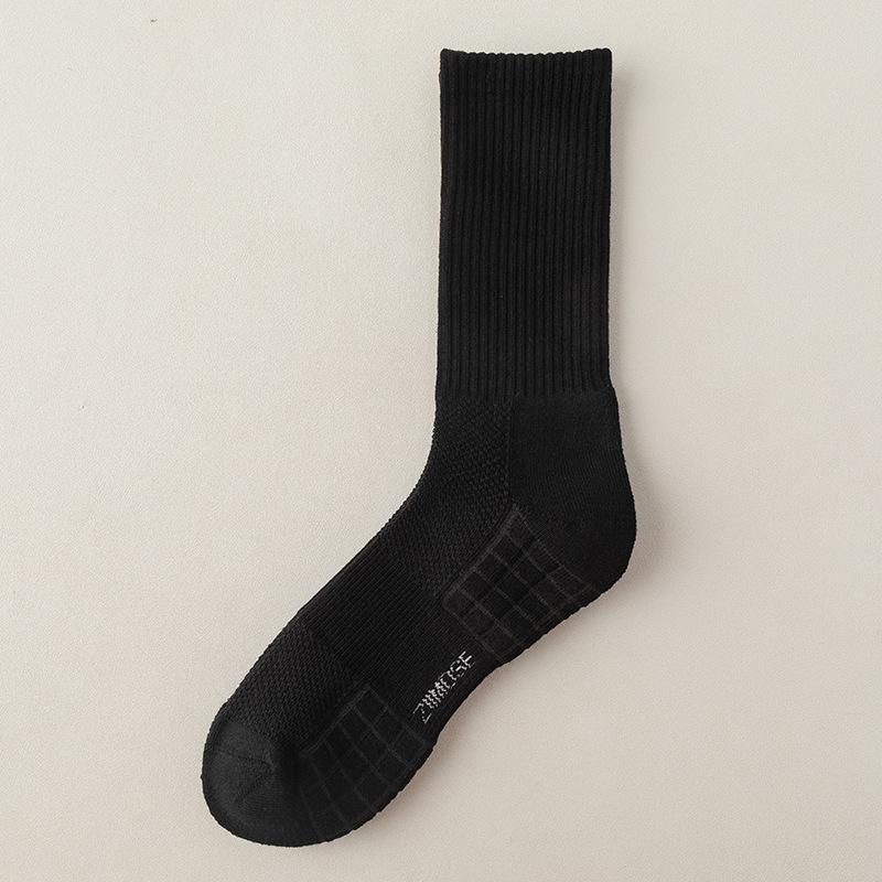 Men's Running Socks High-quality Sports Socks Wicking Sweat Breathable Riding Football Mid-tube Socks Men's Stocking Calcetines