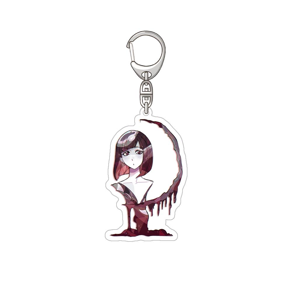 Land of the Lustrous Phosphophyllite rutile amethyst Obsidian Yellow diamond Ghost quartz Acrylic Keychain Bag pendant Fans Gift