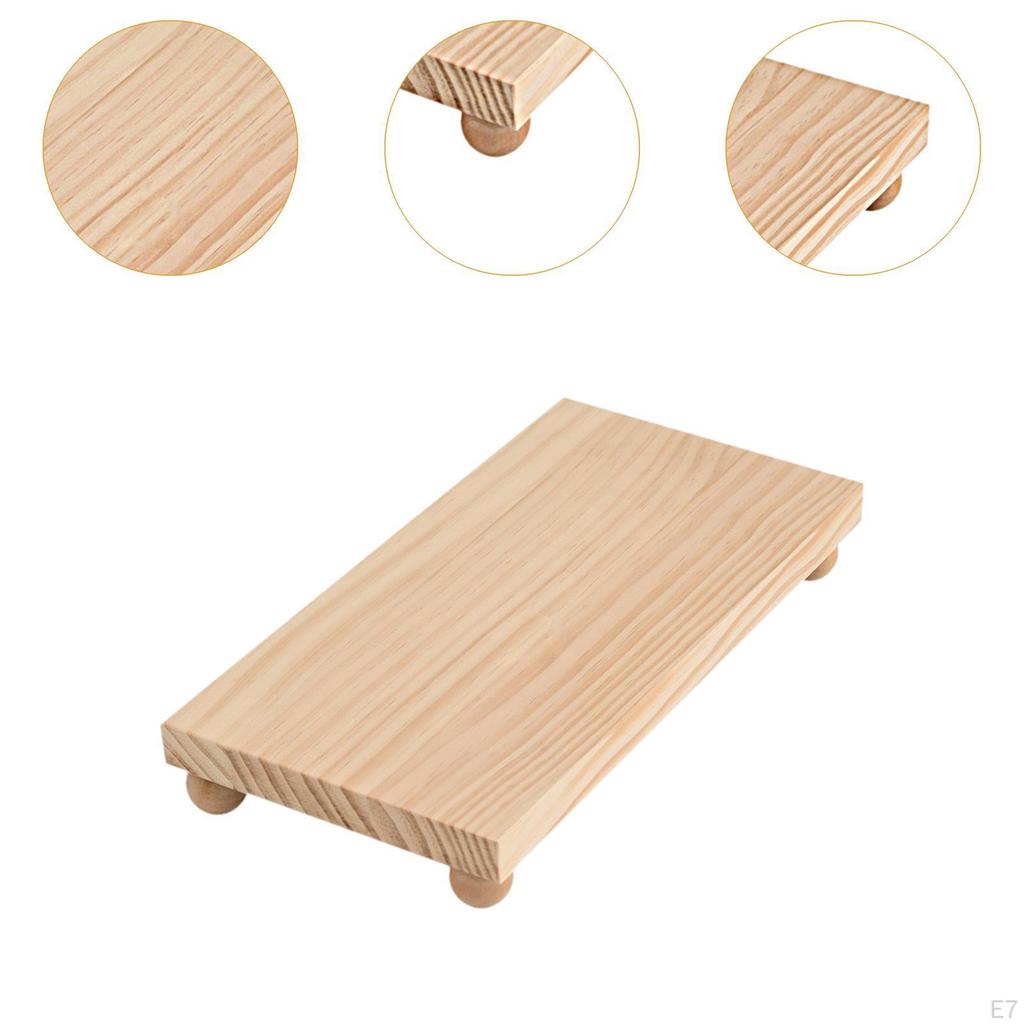 Wooden Cosmetic Stand Countertop Organizer Easy To Clean, Sturdy Gift, Pedestal Makeup Perfume