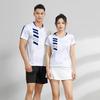 Football Training Clothes Manufacturers Wholesale Short-sleeved Casual Suits Men's and Women's Badminton Clothes Quick-drying Breathable Sportswear 