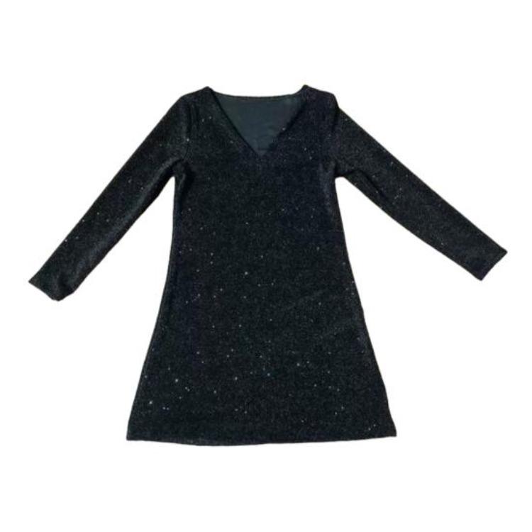 Breathable Premium Blouse Soft Long Sleeve V Neck Loose Women Shirt Daily Party Club Commute Sequin Lady Pullover
