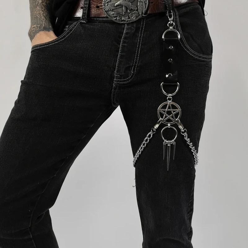 Leather Leg Harness Goth Thigh Harness Straps Sexy Garter Belt Bdsm Bondage Body Suspenders for Jeans Pants Men Accessories