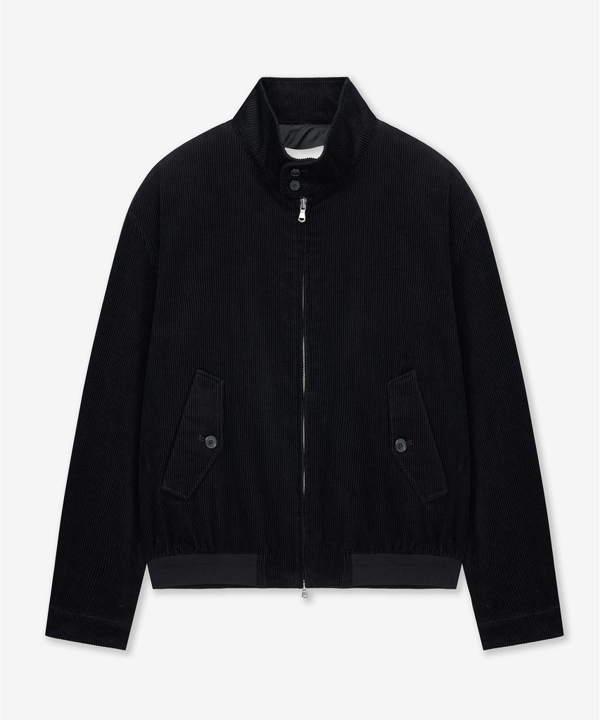 Tngt Corduroy Harrington Jumper (Black) Tnju6E101Bk