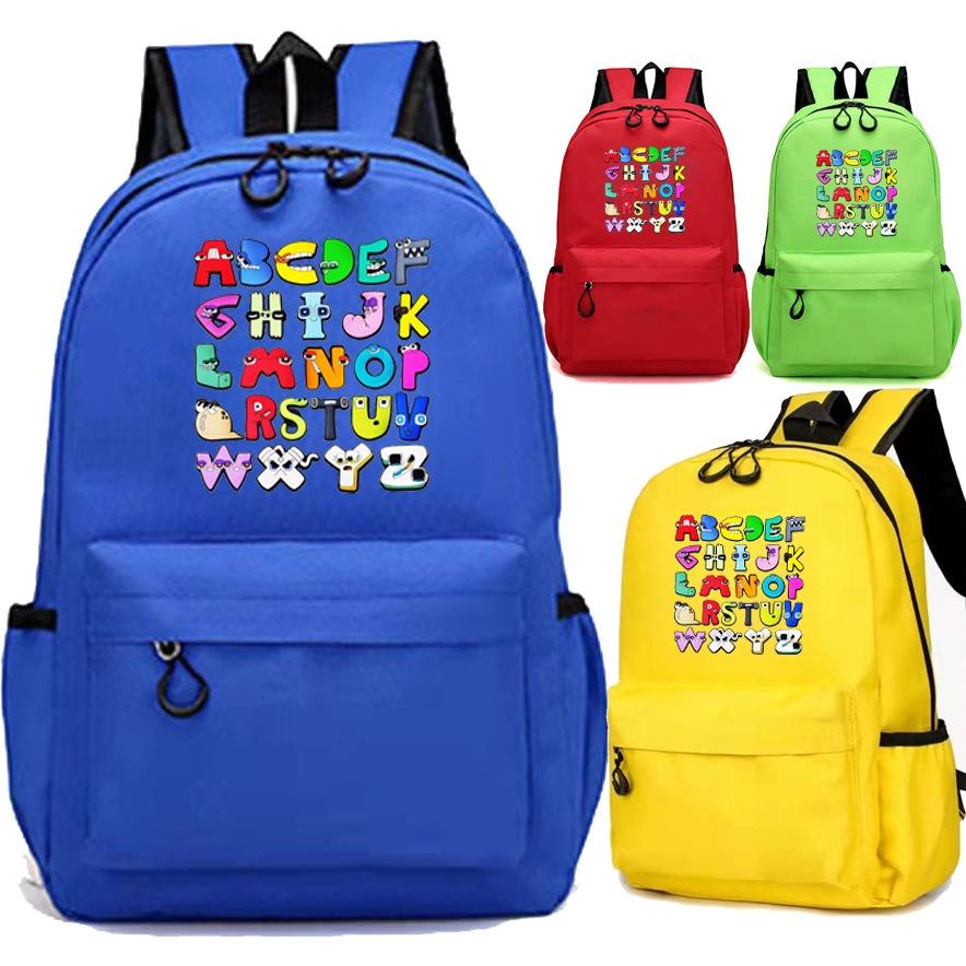 Cartoon-themed Alphabet Lore Backpack For Kids