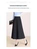 Chic Korean A-Line High-Waisted Casual Skirt for Women - Slimming, Versatile Mid-Length (Spring 2026 Collection)