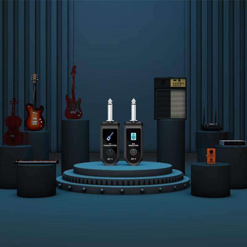 Wireless Guitar Xlr Transmitter And Receiver System Professional Wireless Mic System For Pa System Electric Guitar & Bass