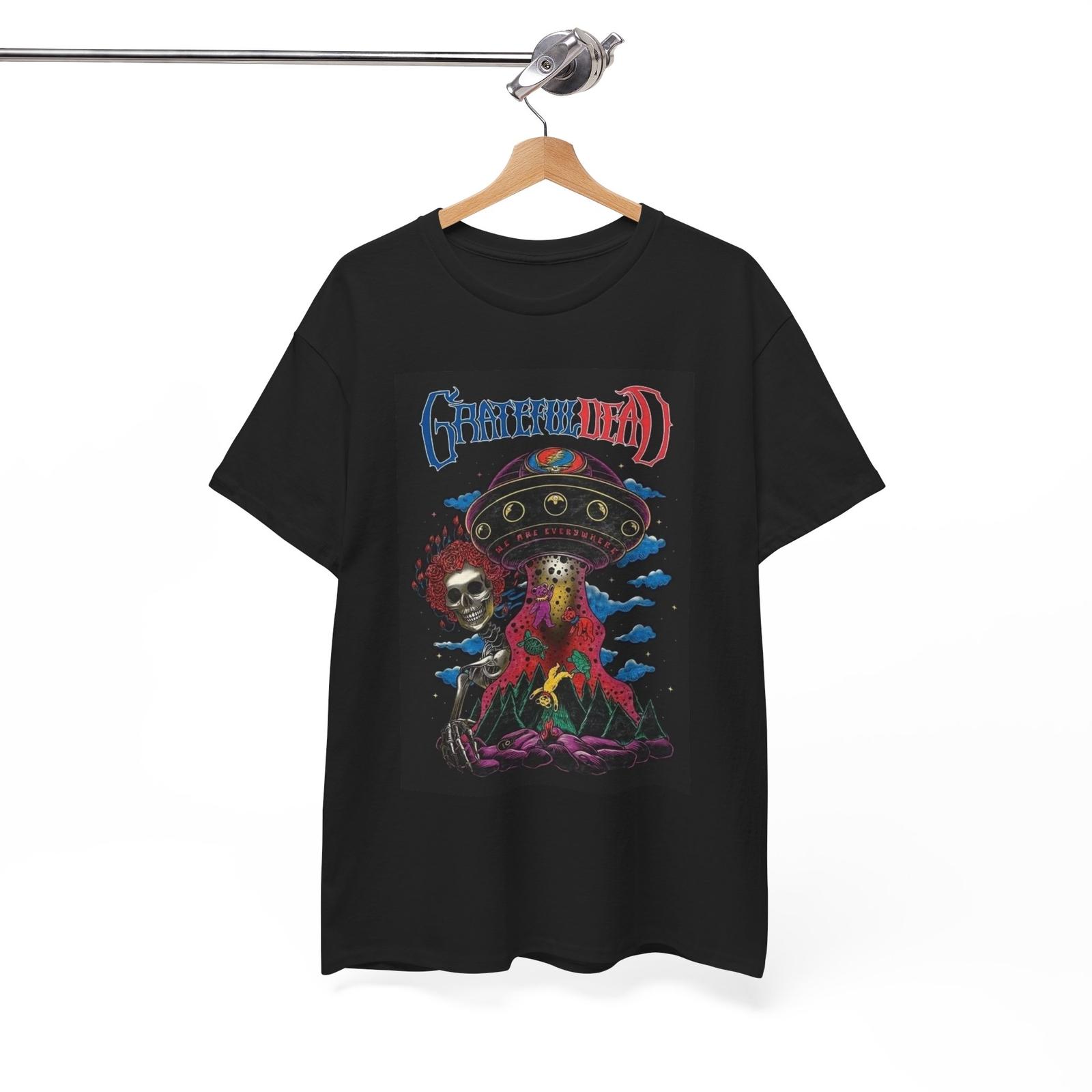 Grateful Dead Tshirt Vintage Poster Jerry Garcia The Dead Unisex Heavy Cotton 7 XXL