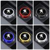 Car Cigarette Lighter Cover DustProof Decoration Cap For Peugeot 5008 408 308 Landtrek 208 2008 3008 Rifter 508 301 108 608 4008