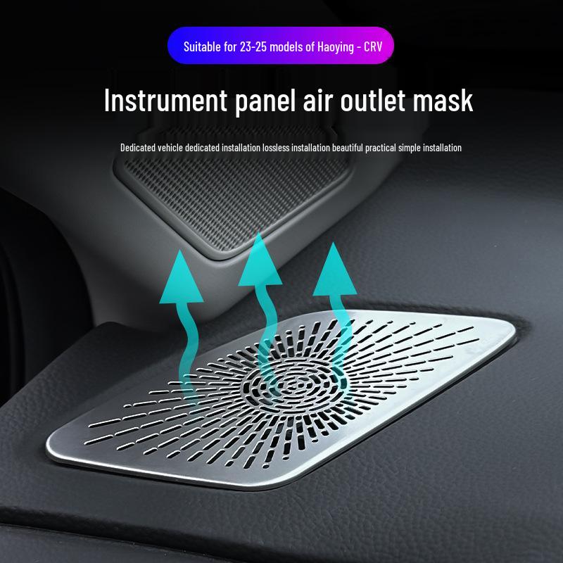 Stainless Steel Air Vent Protector for 23-25 Honda CRV Dashboard