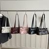 Schultertasche für Damen Kleine Clutch-Geldbörsen PU-Leder Tragetasche Modische Unterarmtasche Reißverschluss-Schultertaschen Kleine Geldbörsen Damen Mini Vintage Hobo Clutch