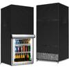 Outdoor Refrigerator Cover Outdoor Dustproof Freezer Covers for Protecting Upright Freezers/Beverage Refrigerator Compact 5-7.5 Cubic Foot Freezer
