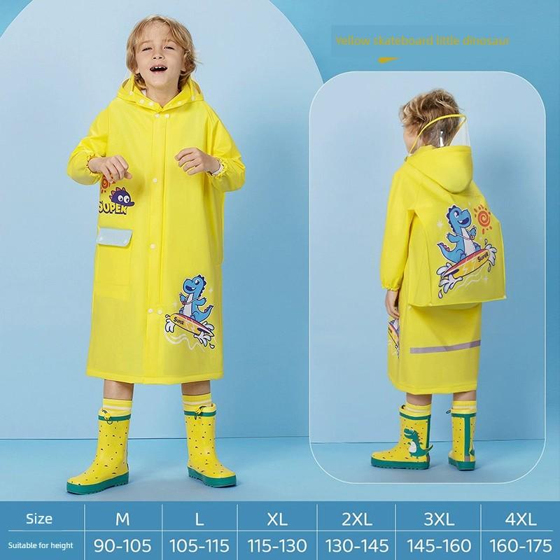 Children's Raincoat for Boys, Waterproof, Lightweight, Special for Kindergarten and School, for Girls, Primary School Students, Poncho, 2026 New Model