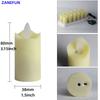 12-Pack Rechargeable Dancing Waving Flame LED Tealight Votive Swinging Wick Candle Lamp Xmas Wedding Home Decoration-Warm White