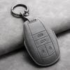 Car Key Cover Shell Fob for Bentley Bentayga 2017- 2AHMV-YK1 Leather Car Key Case Cover for Bentley Keyring Accessories