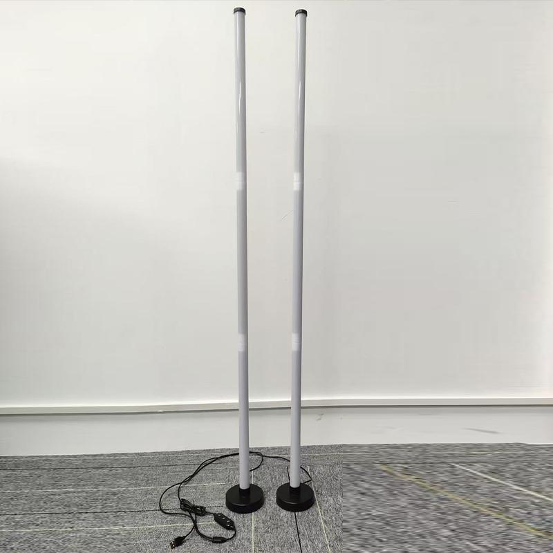 1/2pcs Intelligent Rgb Floor Lamp App Control Music Synchronized Corner Lighting Room Decoration Standing Lights