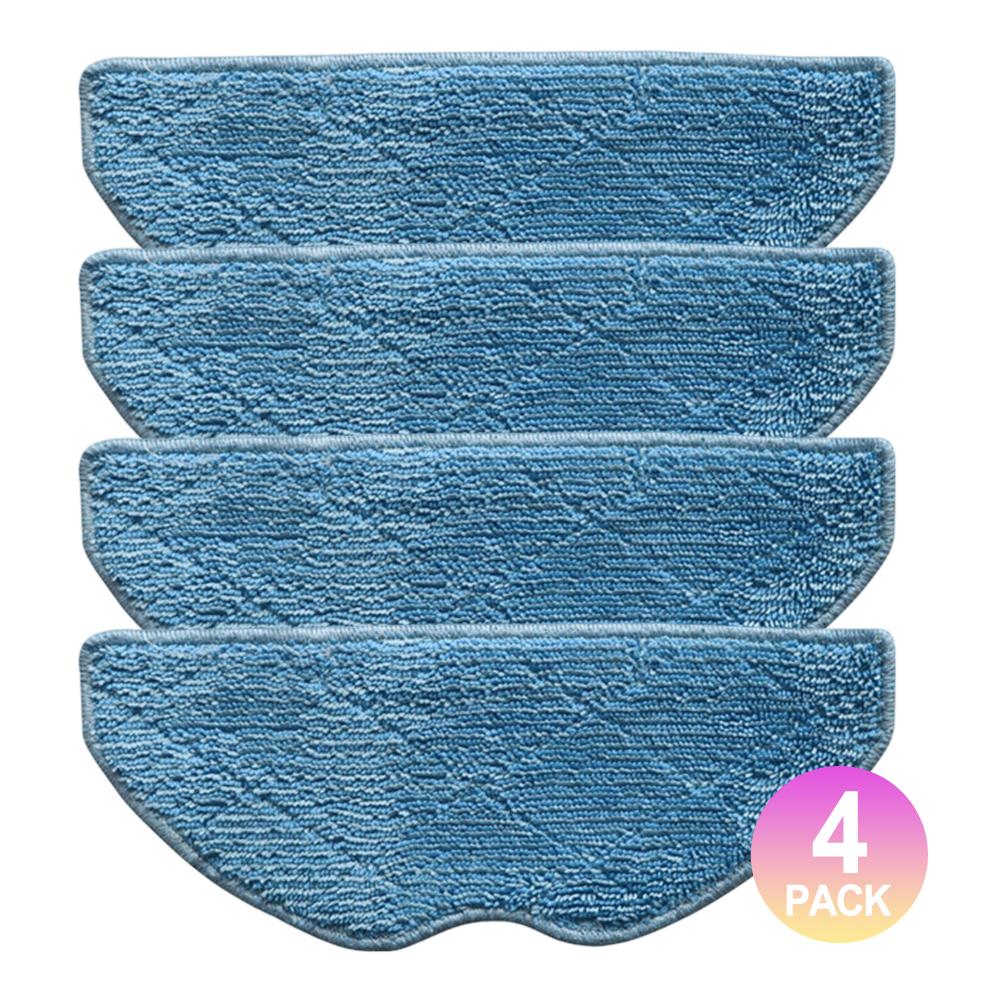 4/10Pcs Mop-Cloths For Tapo RVA300/RV10/RV10 Plus/RV30/RV30 Plus Robot Vacuum Cleaner Robot Vacuum Mop Pad Cloth Accessories